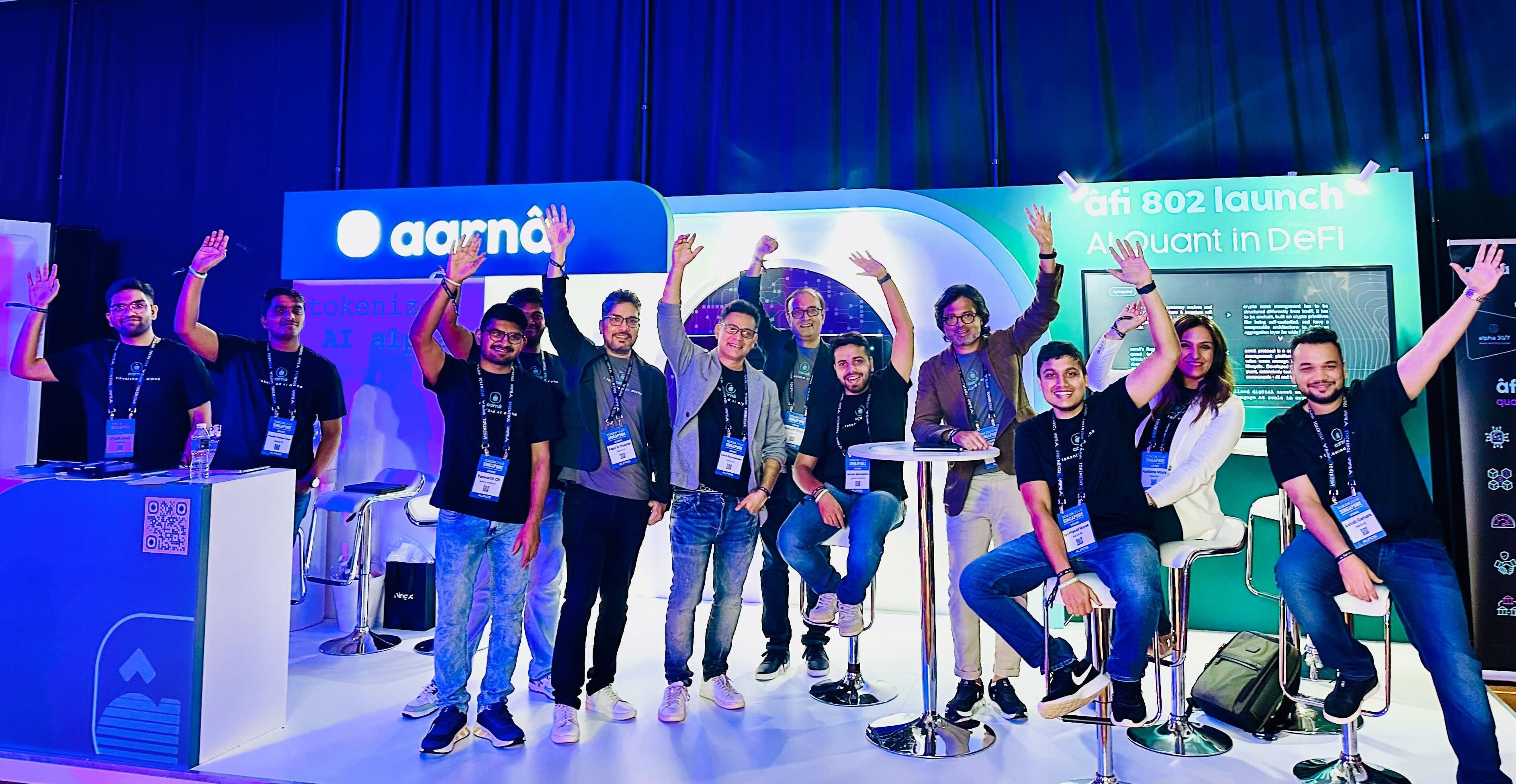 Me with the team at Token2049 Singapore 2024