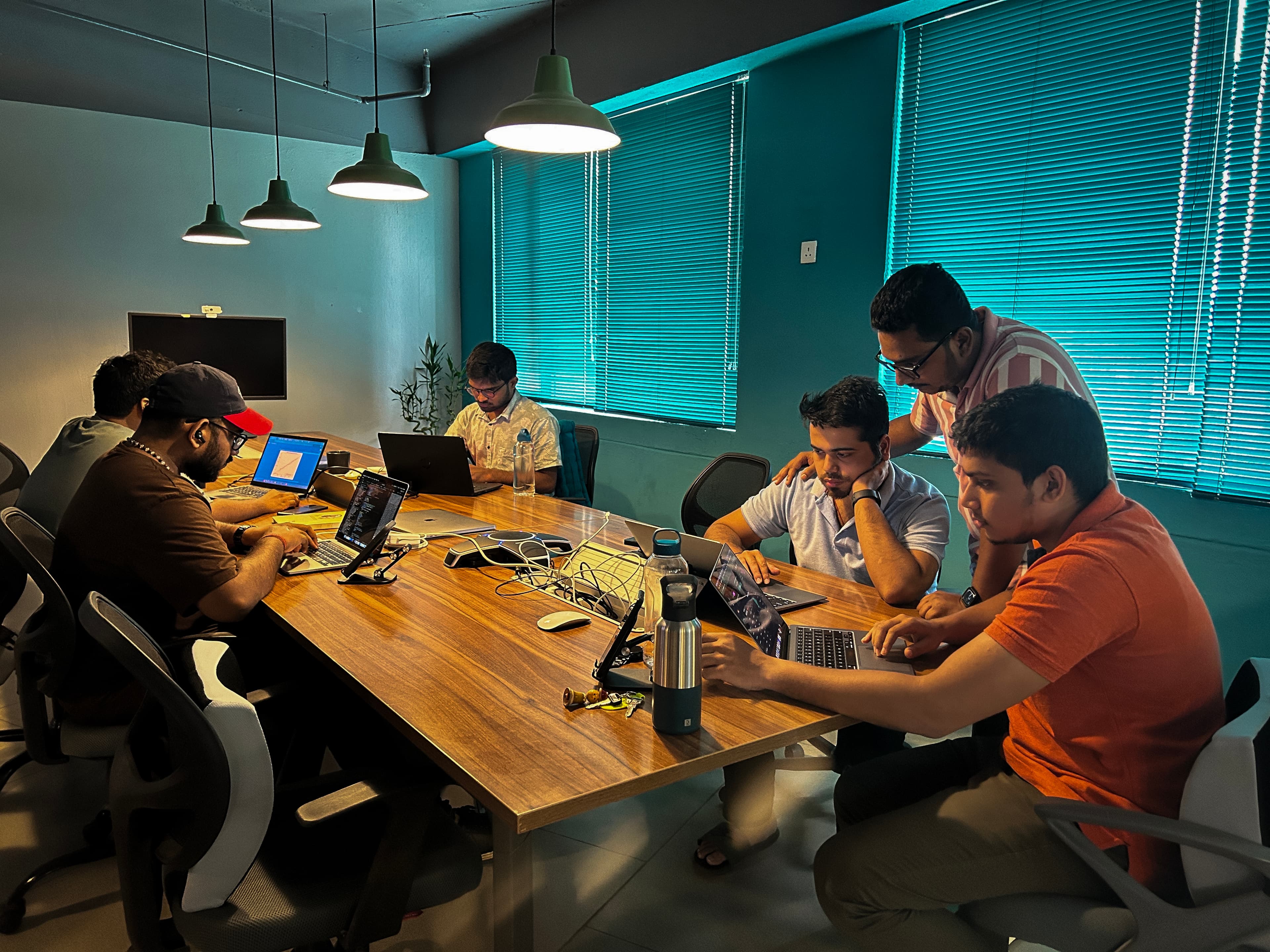 Me working with the team at aarna lab